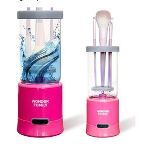 2-in-1 Electric Makeup Brush Cleaner Machine - Clean and Dry Makeup Brushes